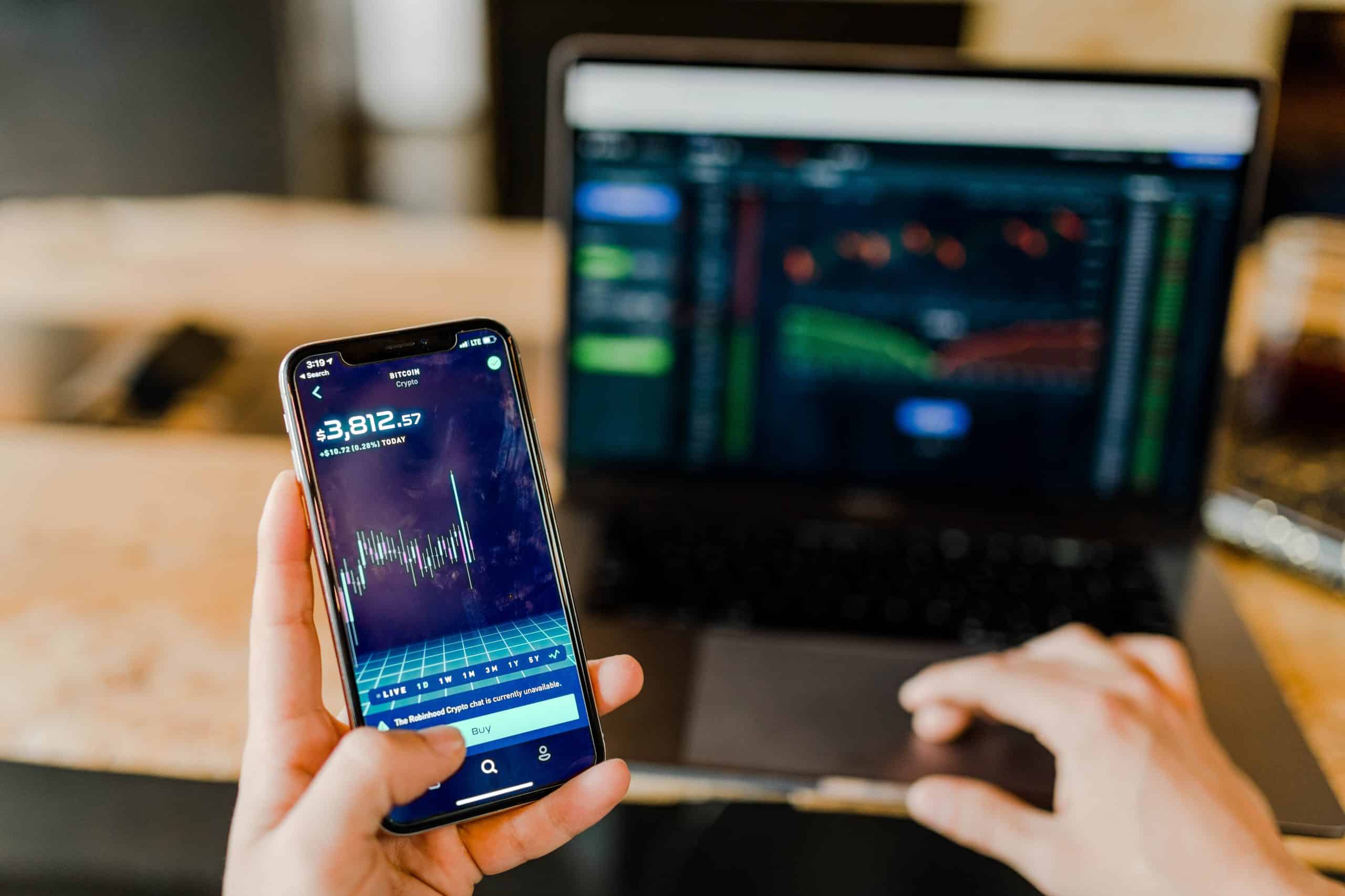 Mobile User Trading Crypto with Gemini